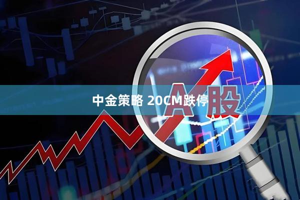 中金策略 20CM跌停